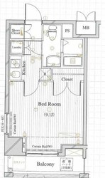 リアントレゾール東京亀有の物件間取画像